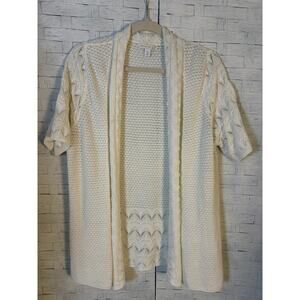 Westport 1962 Women cardigan lightweight spring feminine romantic plus size